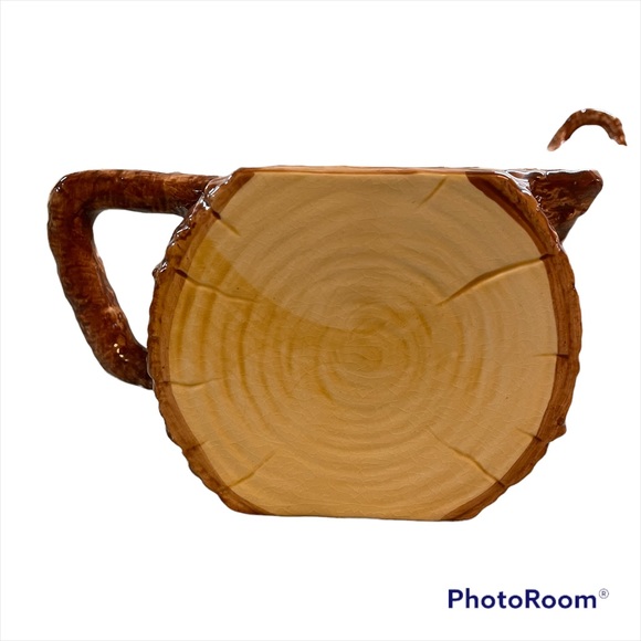Fitz & Floyd creamer and sugar log Vermont Country Prairie Maple Woods Nature - Picture 7 of 11